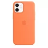 Apple iPhone 12 mini silikoninis dėklas su MagSafe, Kumquat