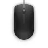 DELL MS116 pelė, biuro, abiem rankoms tinkama, USB Type-A, optinė, 1000 DPI
