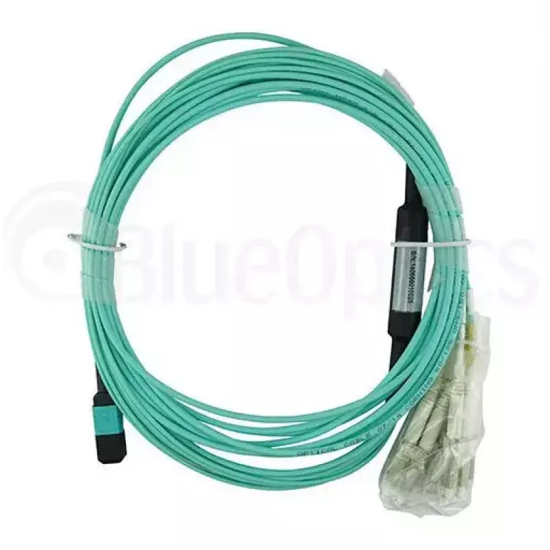 BlueOptics MTP-4LC-M7M-BO InfiniBand šviesolaidinis kabelis 7,5 m 4x LC Aqua