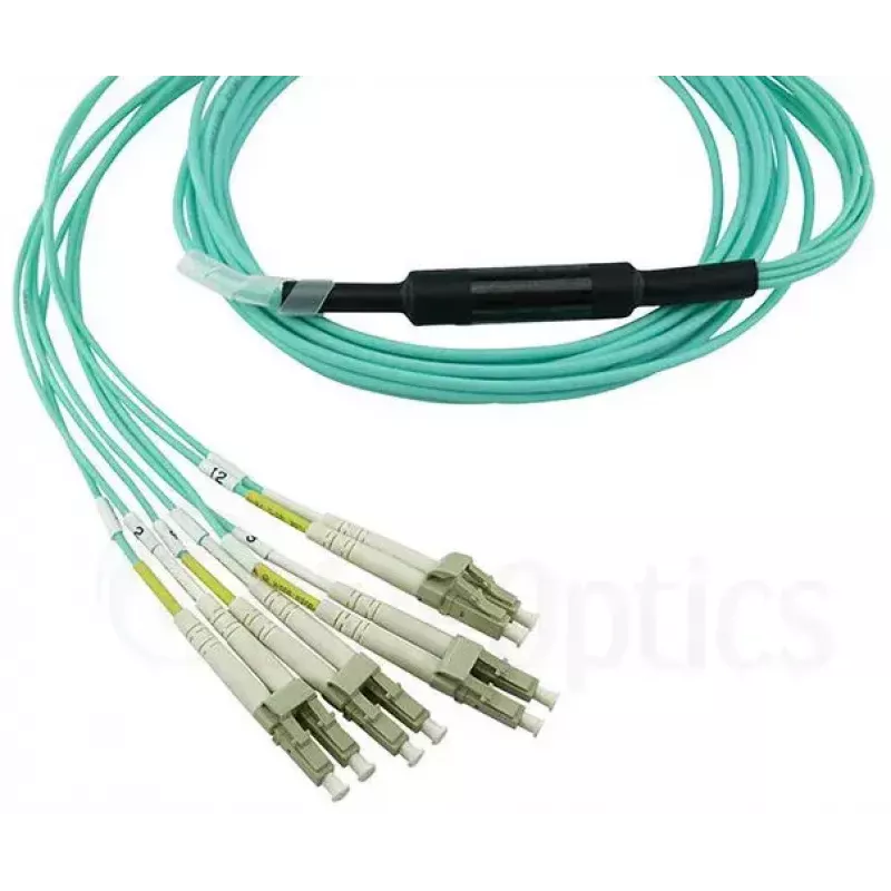 BlueOptics MTP-4LC-M7M-BO InfiniBand šviesolaidinis kabelis 7,5 m 4x LC Aqua