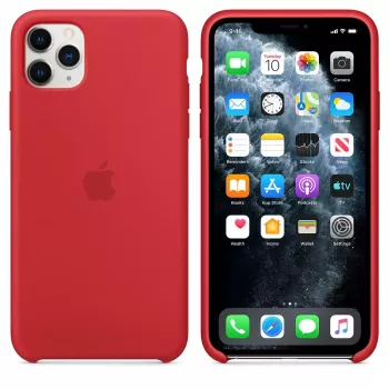 Dėklas Apple MWYV2ZM/A iPhone 11 Pro Max raudonas