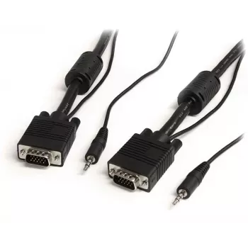 StarTech.com 5 m bendraašis didelės skiriamosios gebos monitoriaus VGA vaizdo kabelis su garsu HD15 M/M