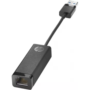 HP USB 3.0 prie Gigabit LAN adapteris, RJ-45, USB 2.0 Type-A, juodas