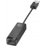 HP USB 3.0 prie Gigabit LAN adapteris, RJ-45, USB 2.0 Type-A, juodas