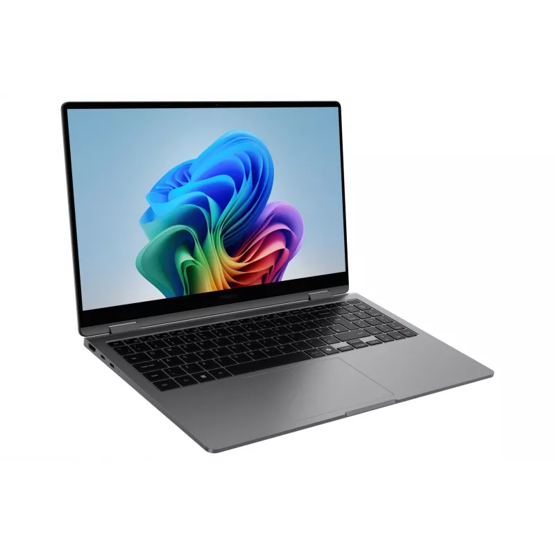 Samsung Galaxy Book5 360 Copilot+ PC Intel Core Ultra 7 258V nešiojamas kompiuteris 39,6 cm (15,6 colio) jutiklinis Full HD 32 GB LPDDR5x-SDRAM 1 TB SSD Wi-Fi 7 (802.11be) Windows 11 Home pilka