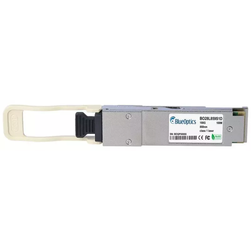 Skaidulinis optinis siųstuvas-imtuvas BlueOptics N-QSFP28-SR4-BO 100000 Mbit/s 850 nm