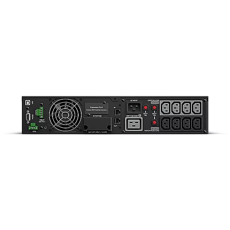 CyberPower OL2200ERTXL2U nepertraukiamo maitinimo šaltinis (UPS) Dvigubos konversijos (Online) 2,2 kVA 2000 W 9 kintamosios srovės lizdai