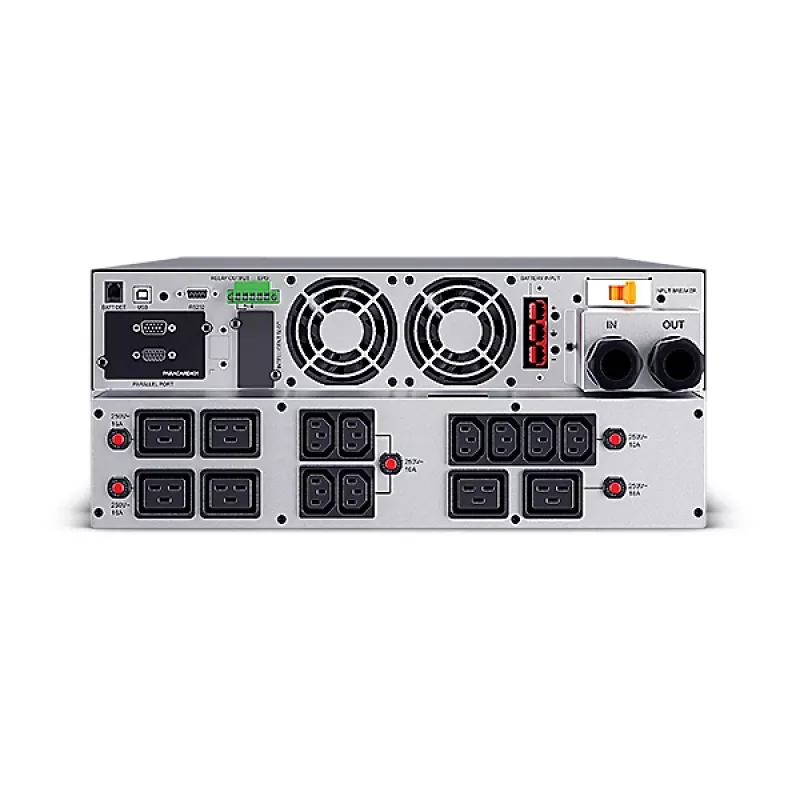 CyberPower OLS4KERT4UA-IEC nepertraukiamo maitinimo šaltinis (UPS) Dvigubos konversijos (Online) 4 kVA 3800 W 15 kintamosios srovės lizdų