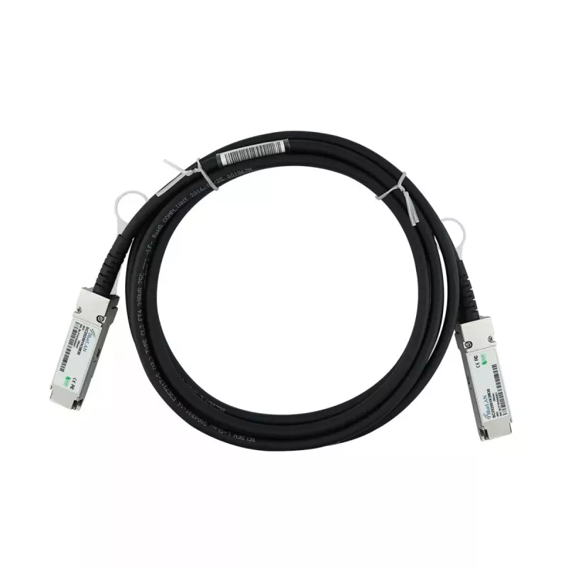 BlueOptics P8JVC InfiniBand / šviesolaidinis kabelis 3 m QSFP juodas
