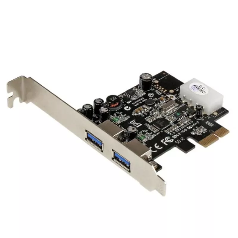 StarTech.com 2 prievadų PCI Express (PCIe) SuperSpeed USB 3.0 kortelės adapteris su UASP - LP4 maitinimu