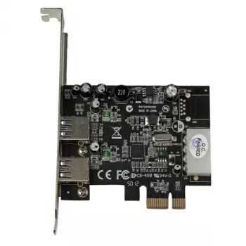 StarTech.com 2 prievadų PCI Express (PCIe) SuperSpeed USB 3.0 kortelės adapteris su UASP - LP4 maitinimu