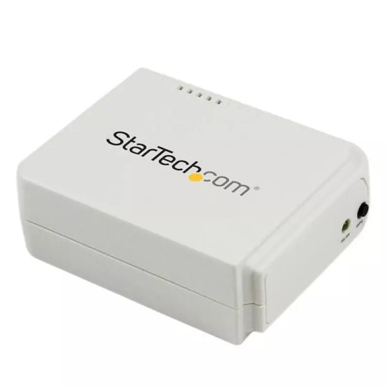 “StarTech.com” 1 prievado USB belaidžio N tinklo spausdinimo serveris su 10/100 Mbps eterneto prievadu – 802.11 b/g/n