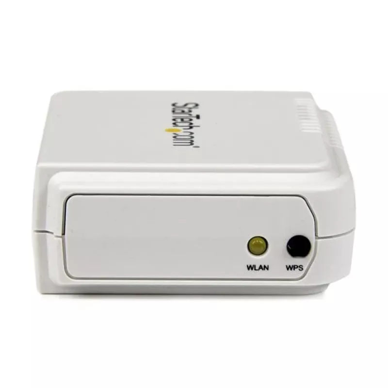 “StarTech.com” 1 prievado USB belaidžio N tinklo spausdinimo serveris su 10/100 Mbps eterneto prievadu – 802.11 b/g/n