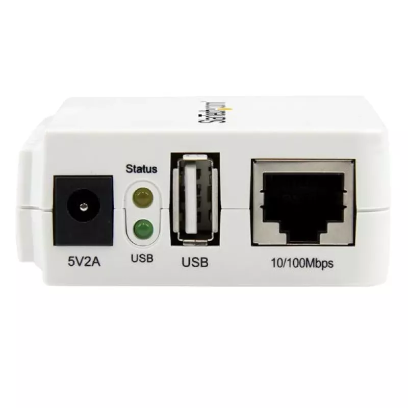 “StarTech.com” 1 prievado USB belaidžio N tinklo spausdinimo serveris su 10/100 Mbps eterneto prievadu – 802.11 b/g/n