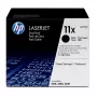 HP 11X 2 vnt. didelės išeigos juodi originalūs LaserJet kasečiai