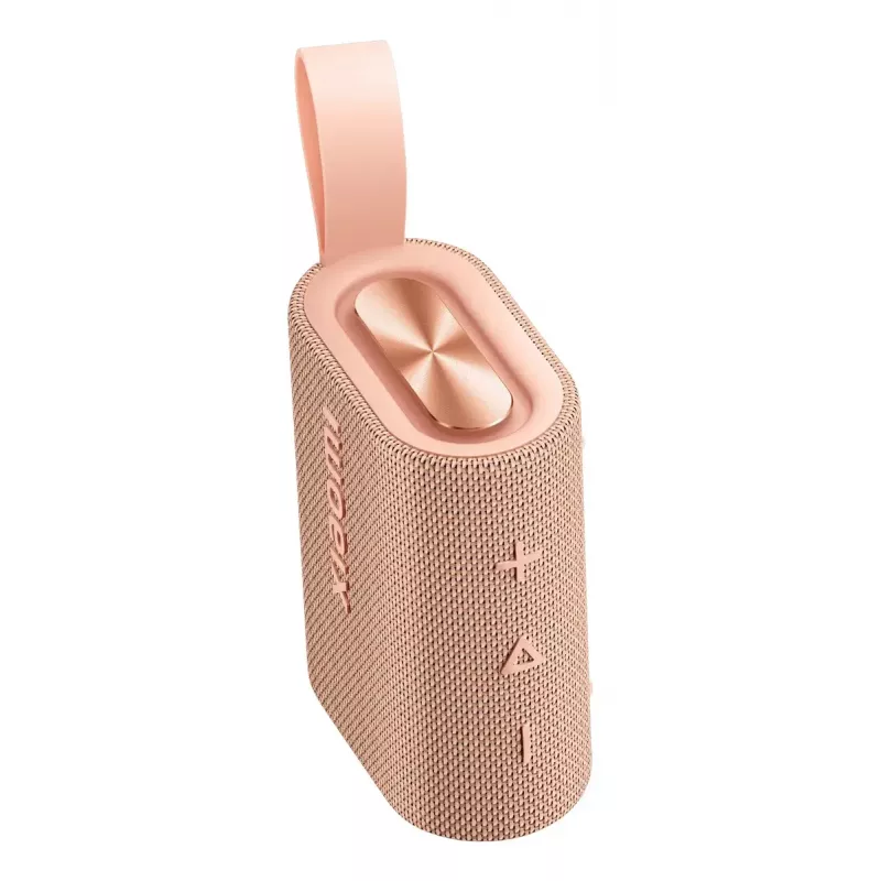 Nešiojamas stereofoninis garsiakalbis Xiaomi Sound Pocket rožinis — 5 W RMS, belaidis Bluetooth, 1000 mAh Li‑Jon baterija