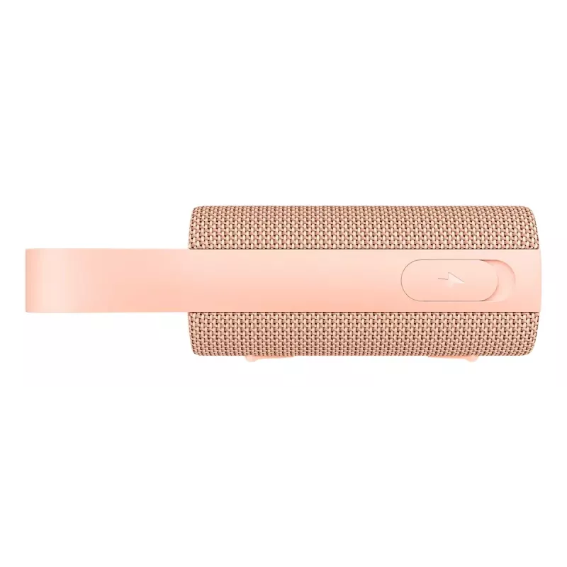 Nešiojamas stereofoninis garsiakalbis Xiaomi Sound Pocket rožinis — 5 W RMS, belaidis Bluetooth, 1000 mAh Li‑Jon baterija