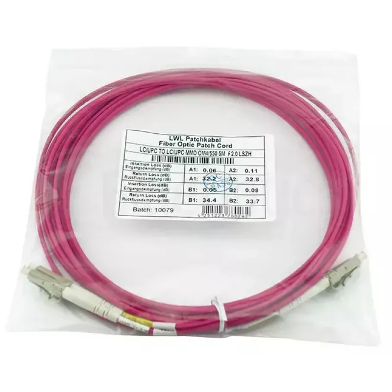 BlueOptics QK733A-BO InfiniBand šviesolaidinis kabelis 2 m 2x LC Violetinė