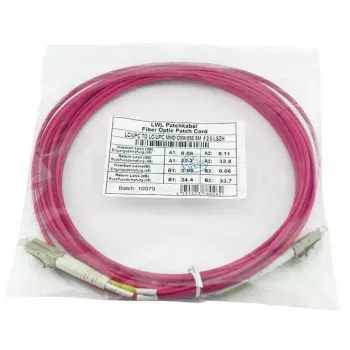 BlueOptics QK736A-BO InfiniBand šviesolaidinis kabelis 30 m LC Violetinė