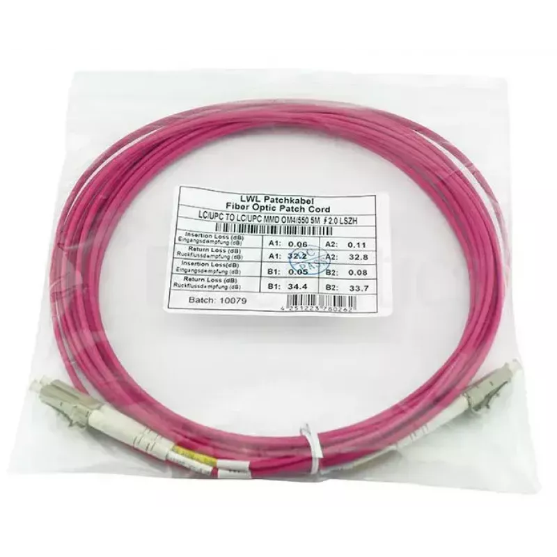 BlueOptics QK736A-BO InfiniBand šviesolaidinis kabelis 30 m LC Violetinė