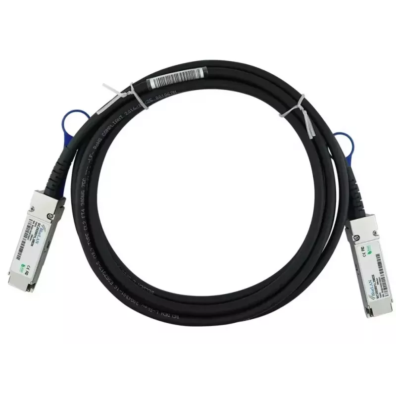 BlueOptics QSFP28-100G-CU1M InfiniBand / šviesolaidinis kabelis 1 m juodas