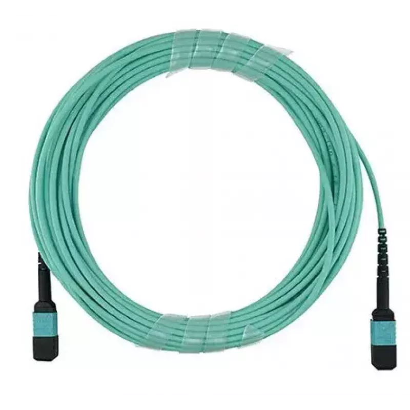 Šviesolaidinis kabelis BlueOptics QSRCABLE30M-BO MPO OM3 30 m mėtinės spalvos