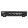 QNAP QSW-3205-5T tinklo jungiklis Nevaldomas 10G Ethernet (100/1000/10000) Darbalaukio juodas