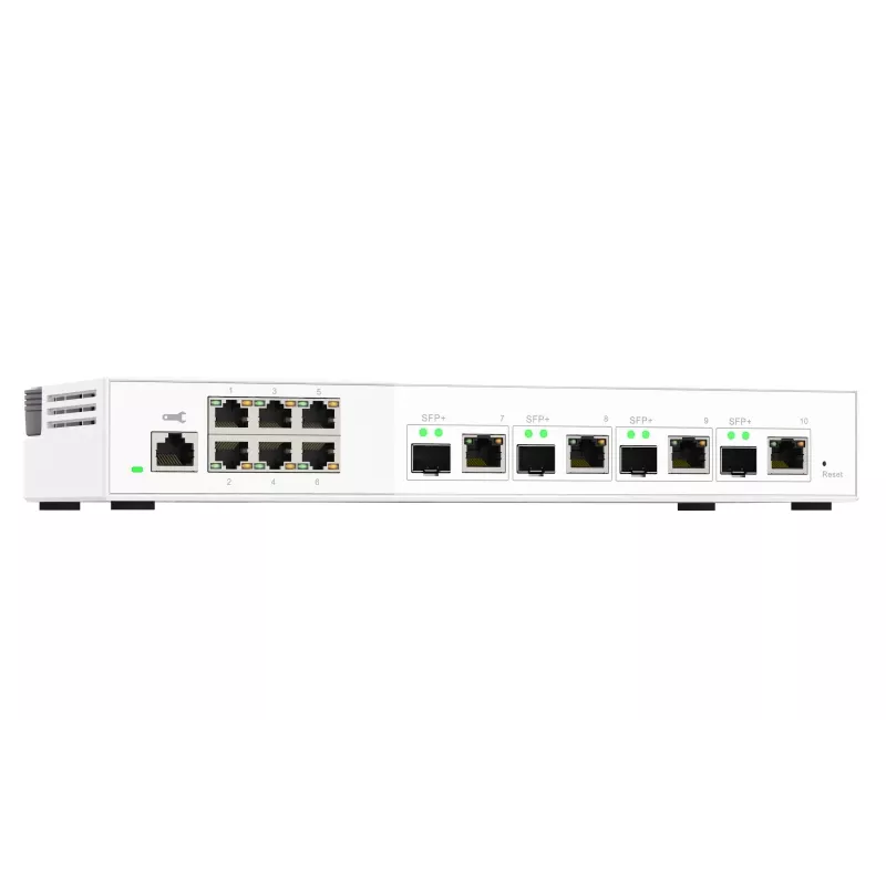 QNAP QSW-M2106-4C tinklo jungiklis Valdomas L2 2.5G Ethernet (100/1000/2500) Baltas