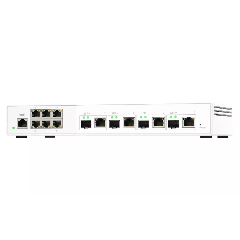 QNAP QSW-M2106-4C tinklo jungiklis Valdomas L2 2.5G Ethernet (100/1000/2500) Baltas