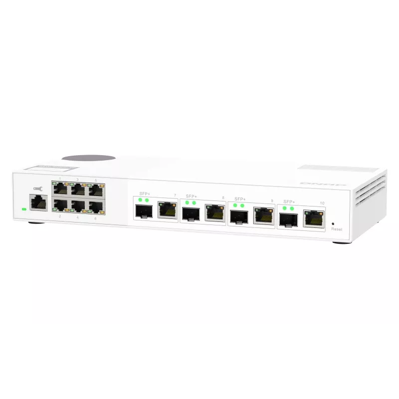 QNAP QSW-M2106-4C tinklo jungiklis Valdomas L2 2.5G Ethernet (100/1000/2500) Baltas