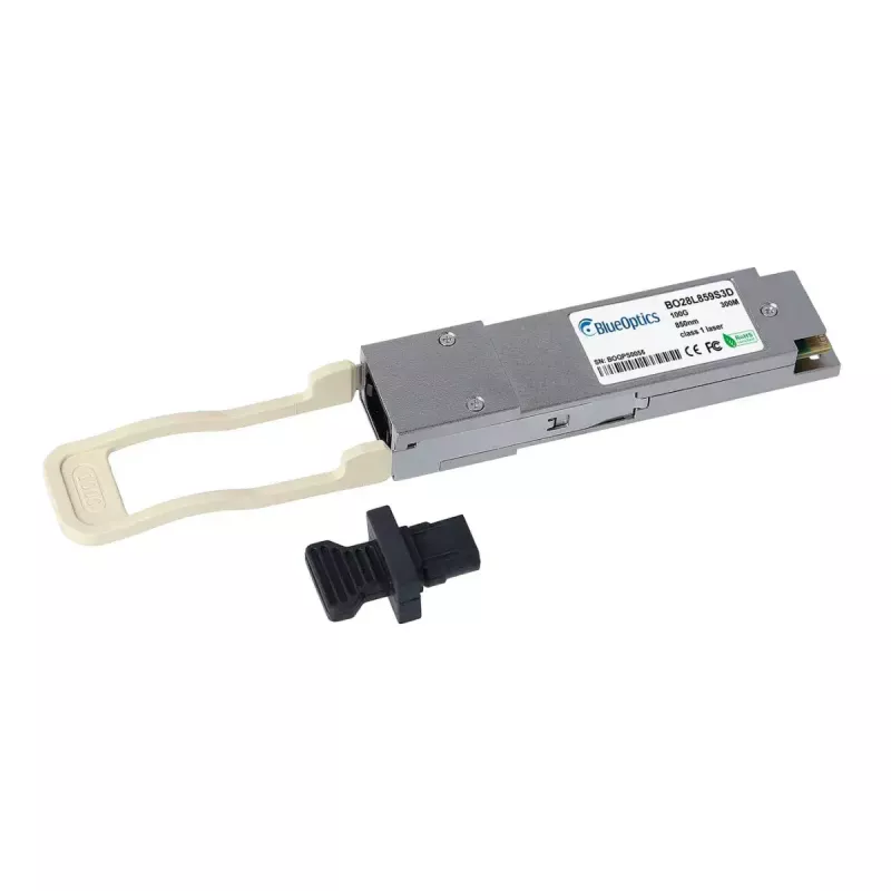 Skaidulinės optikos siųstuvas-imtuvas BlueOptics R7HWN-BO 100000 Mbit/s QSFP28 850 nm