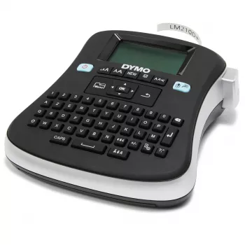 DYMO LabelManager ® ™ 210D - AZY, AZERTY, D1, Terminis perkėlimas, 180 x 180 DPI, 12 mm/sek., Juoda, Sidabrinė