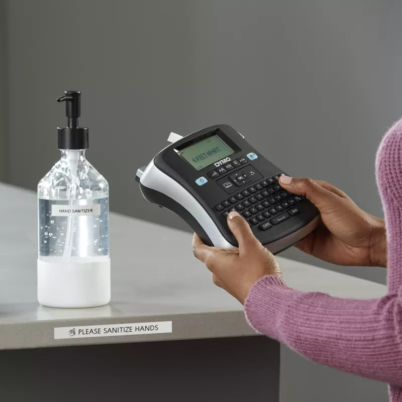 DYMO LabelManager ® ™ 210D - AZY, AZERTY, D1, Terminis perkėlimas, 180 x 180 DPI, 12 mm/sek., Juoda, Sidabrinė