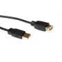 ACT USB 2.0 A kištukas – USB A lizdas, juodas, 0,50 m