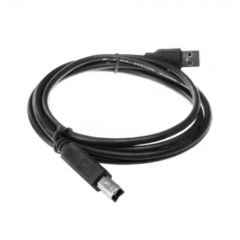 ACT USB 2.0 A laidas – USB B laidas 1,80 m, 1,8 m, USB B, USB A, USB 2.0, kištukas/kištukas, juoda
