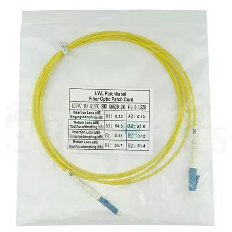 BlueOptics SFP2121BU30MK InfiniBand šviesolaidinis kabelis 30 m LC geltonas
