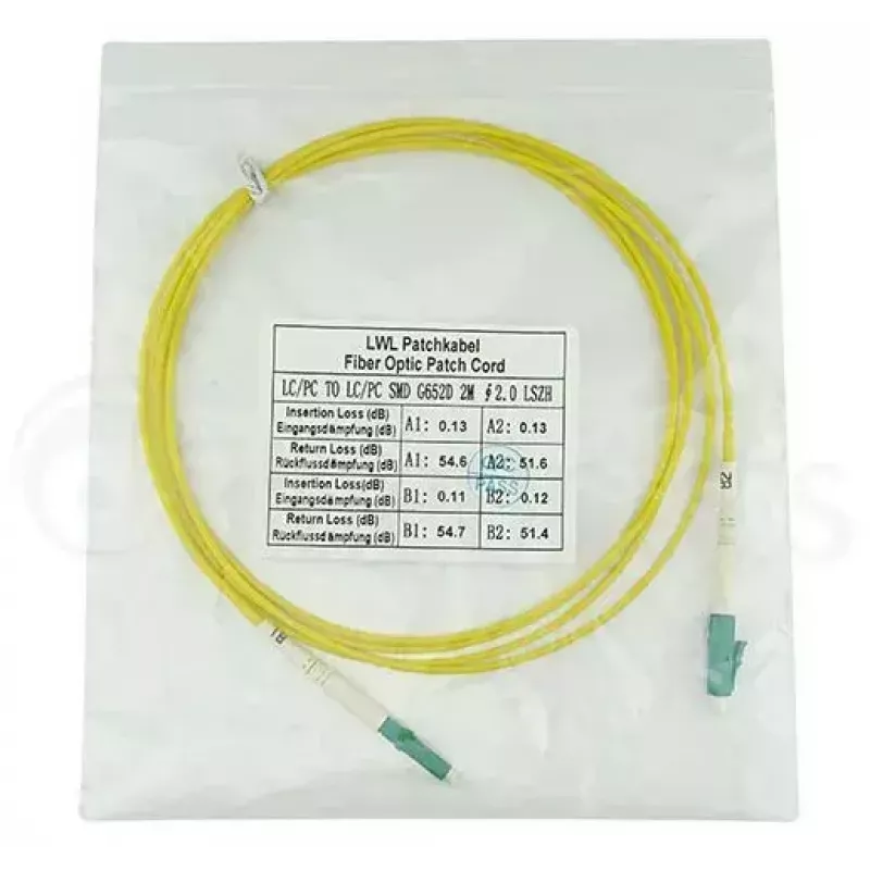 BlueOptics SFP2121BU3MM InfiniBand šviesolaidinis kabelis 3 m LC Geltonas