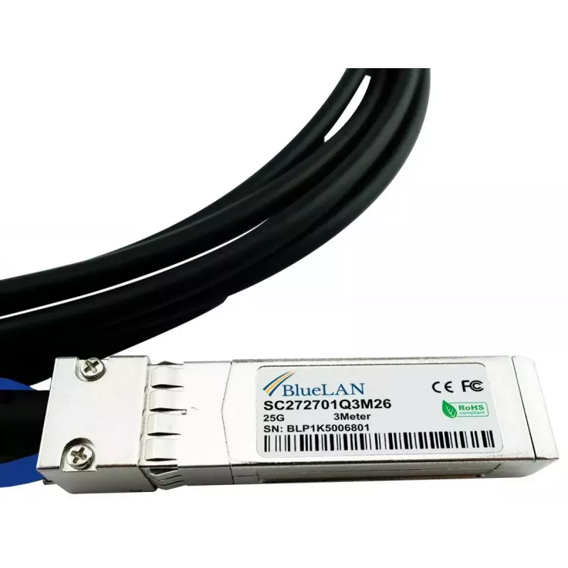 SFP28 DAC kabelis BlueOptics SFP28-DAC-0.5M-IT 0,5 m kištukinė jungtis