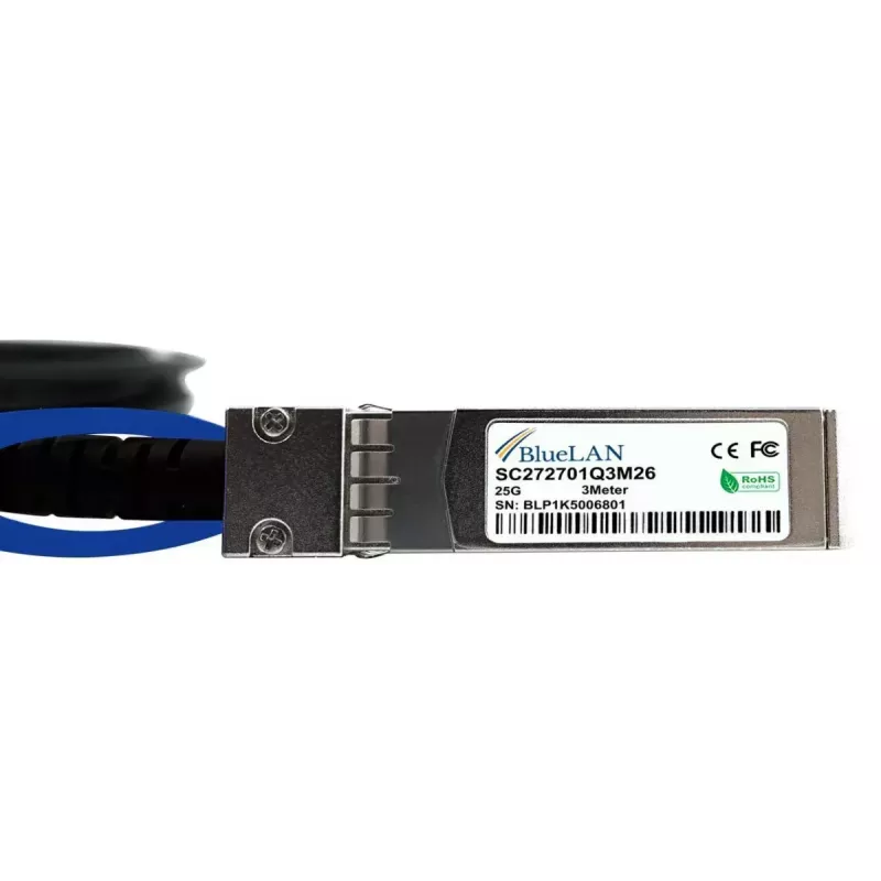 SFP28 DAC kabelis BlueOptics SFP28-DAC-0.5M-IT 0,5 m kištukinė jungtis