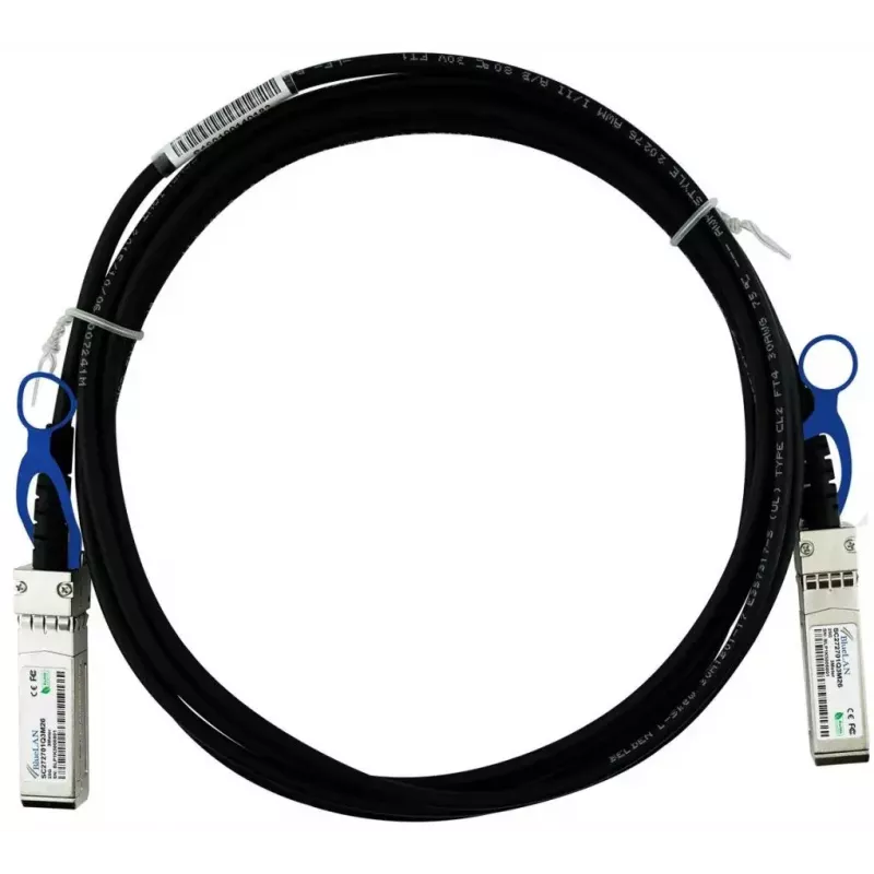 SFP28 DAC kabelis BlueOptics SFP28-DAC-3M-LO-BL 3m vyriškas/vyriškas