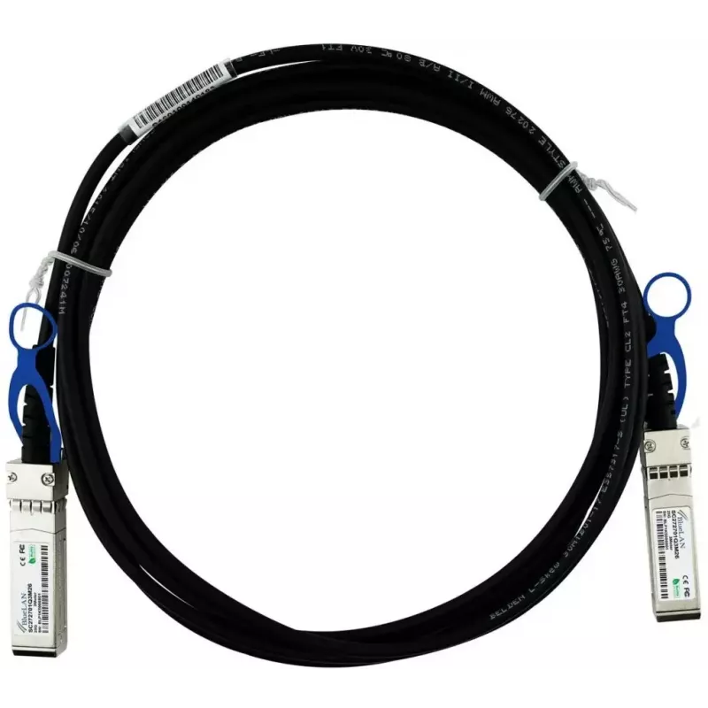 SFP28 DAC kabelis BlueOptics SFP28-DAC-3M-LS-BL 3m kištukas/kištukas