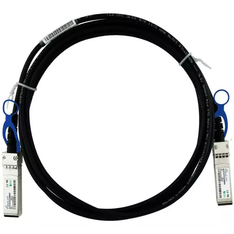 SFP28 DAC kabelis BlueOptics SFP28-DAC-3M-MR-BL 3m Vyr./Vyr.