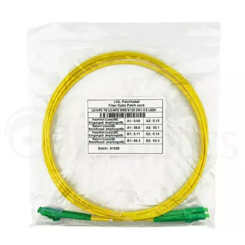 BlueOptics SFP3131BU2MM InfiniBand šviesolaidinis kabelis 2 m LC geltonas