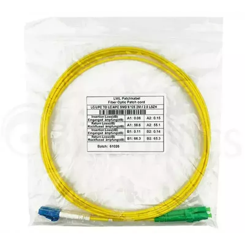 BlueOptics SFP3131BU2MS InfiniBand šviesolaidinis kabelis 2 m LC geltonos spalvos