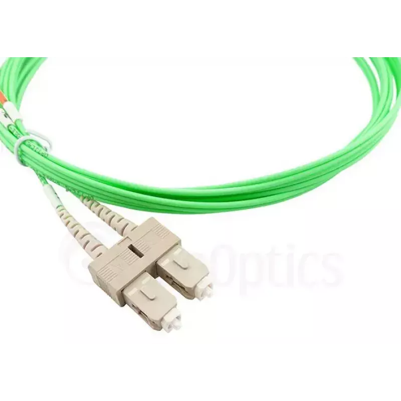 Šviesolaidinis kabelis BlueOptics SFP3132GU15MK LC SC OM5 15 m mėtinės spalvos