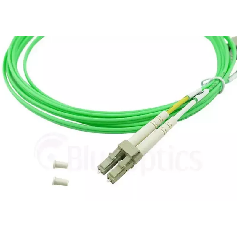 Šviesolaidinis kabelis BlueOptics SFP3133GU10MK LC ST OM5 10 m Laimo žalios spalvos