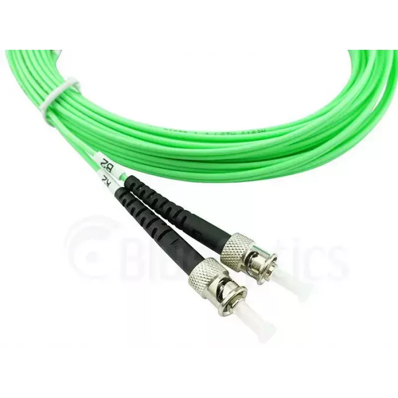 Šviesolaidinis kabelis BlueOptics SFP3133GU10MK LC ST OM5 10 m Laimo žalios spalvos