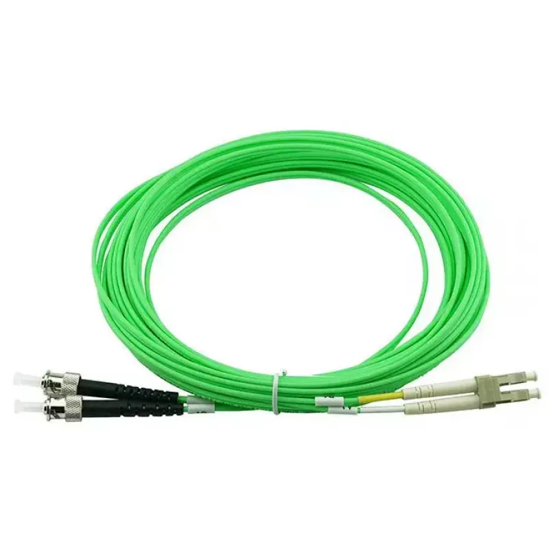 Šviesolaidinis kabelis BlueOptics SFP3133GU10MK LC ST OM5 10 m Laimo žalios spalvos