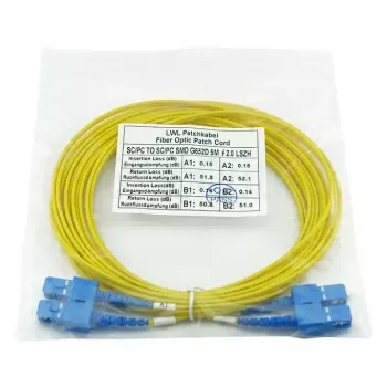 BlueOptics SFP3232BU20MK „InfiniBand“ šviesolaidinis kabelis 20 m SC geltonas