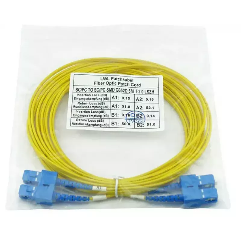 BlueOptics SFP3232BU30MK InfiniBand šviesolaidinis kabelis 30 m SC Geltonas